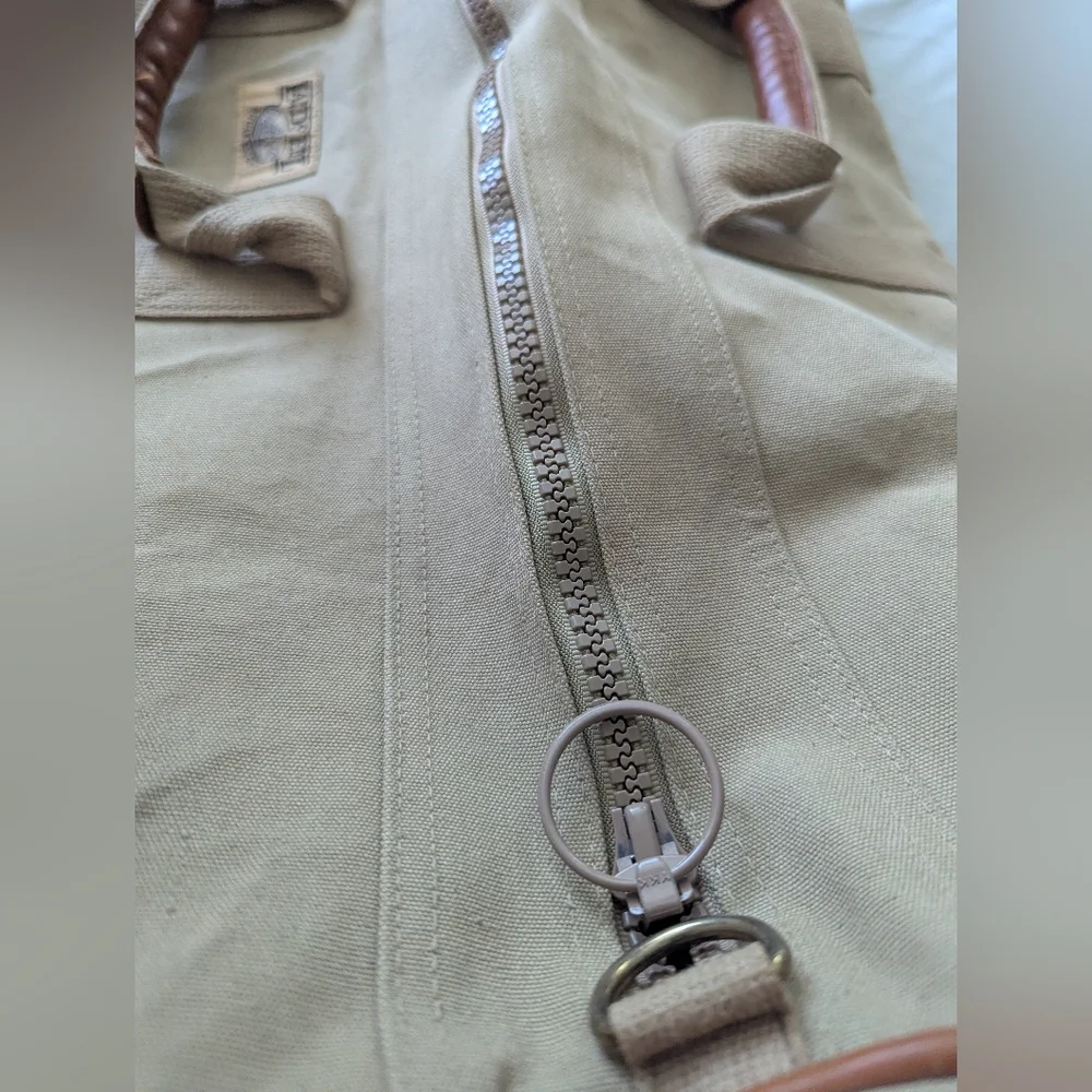 Lands' End Vintage Square Rigger Duffel Bag
